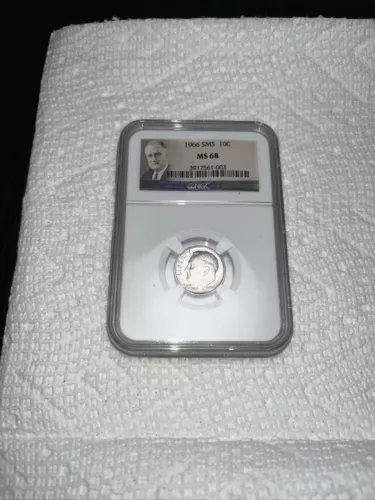 1966 SMS Roosevelt Dime MS68 NGC Certified
