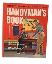 VTG BETTER HOMES AND GARDENS HANDYMAN'S BOOK 5-Ring Binder 1970 Do-It Yourself