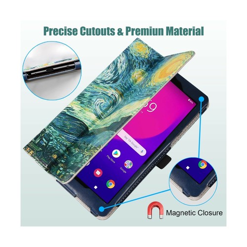 Starry NightDMLuna Metro Case by T-Mobile Alcatel Joy Tab 2.8-inShockproof Folio - Photo 5/8