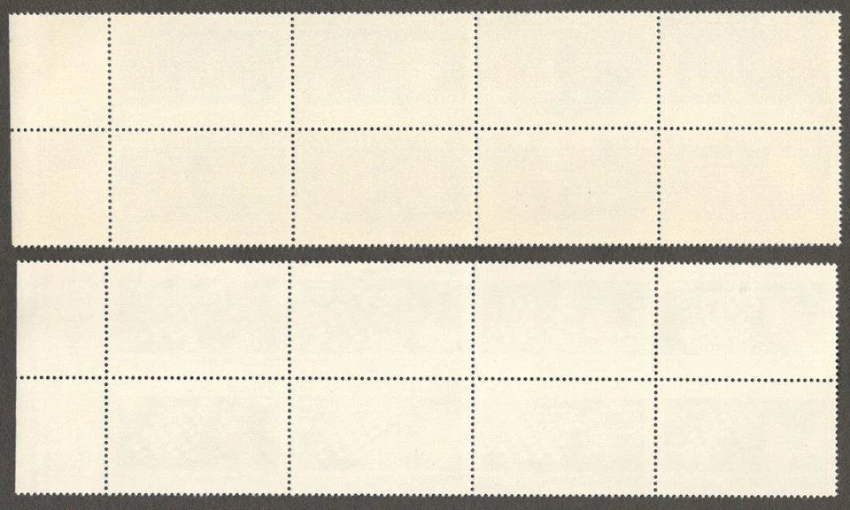 (AOP) Romania 2973-76 1980 Chess set of 4 blocks of 8 MNH - Image 4 of 4