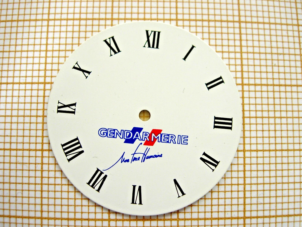 Cadran de montre GENDARMERIE 28 8mm vintage collector eBay