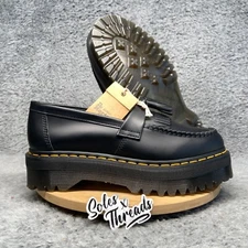 Dr. Martens Adrian Quad Loafers Size 13 Men Tassel Black