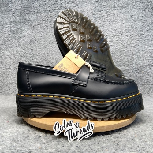 Dr. Martens Adrian Quad Loafers Size 11 Men Tassel Black