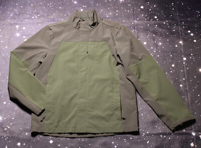 J. Crew Performance Full Zip Forrest Green/ Gray Technical Jacket - Men s Medium
