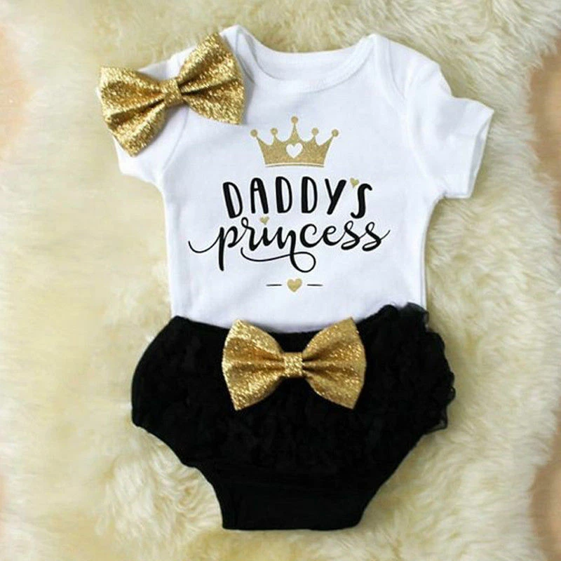 Conjuntos de Ni a Ropa Para Bebes Recien Nacido Vestidos Trajes De Bebe 3PCS