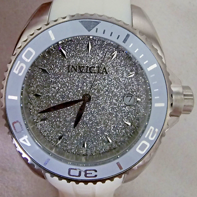 $595 MSRP- Invicta Angel Glittery Silver Dial Ladies Watch (No Box and Papers) 595 MSRP- Invicta Angel Glittery Silver Dial Ladies Watch  main image 3