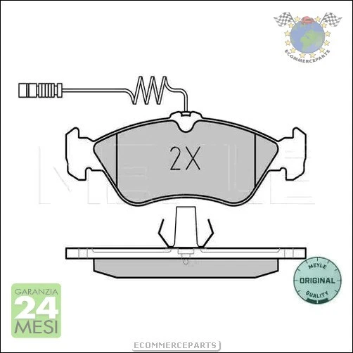 Kit Dischi Freno + Pastiglie Post Meyle Per Vw Lt 28-46 - Immagine 2 di 4