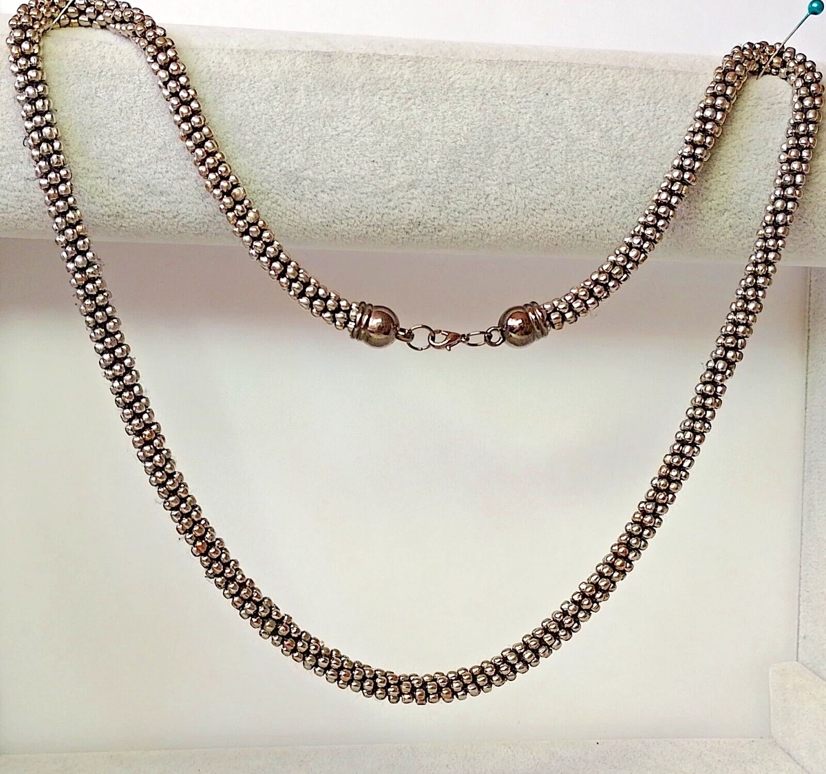 Beaded clearance rope necklace