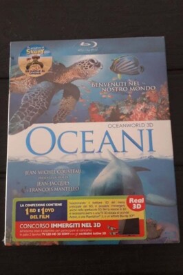 BLU RAY OCEANWORLD 3D + DVD SLEPPCASE von Jean-Jacques Mantello