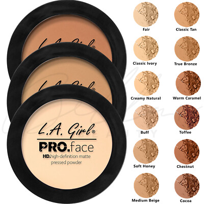 L.A. GIRL PRO Face High Definition Matte Pressed Face Powder 7g *FARBTON WÄHLBAR*