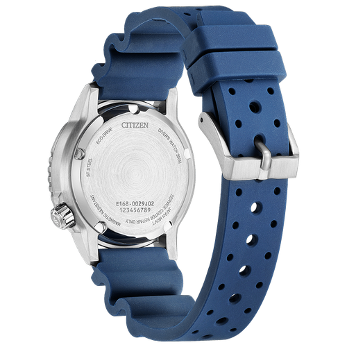 CITIZEN PROMASTER MARINE EO2021-05L Eco-Drive Solar Diver Watch Blue 36.5mm - Picture 8 of 14