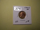 1942  S  Lincoln Cent-BU Brilliant Unc. Collectible Coin from Mint Set S/S 371