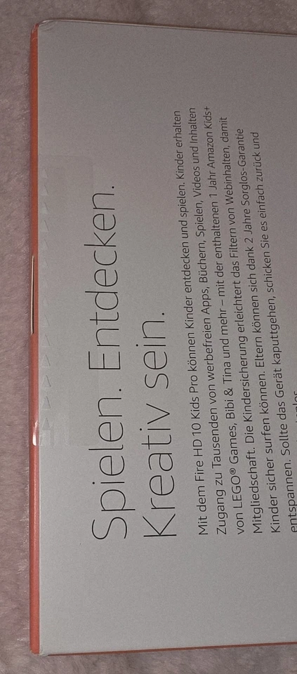 Amazon Fire HD 10 Kids Pro-Tablet 2023 32GB (13. Generation) Neu & OVP - Bild 3 von 4