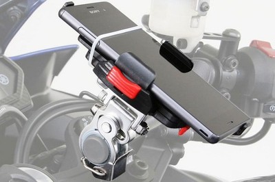 DAYTONA Motorrad Roller Fahrrad Halter Smartphone Handy 22-29 MM Schnellspanner