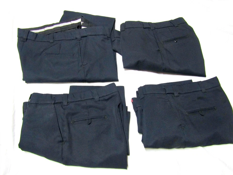 (2X) Pantalones de Uniforme de Policía Horace Small Sentry Plus, Talla 40/30, Azul Marino Oscuro USADOS Foto 4 de 4