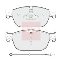 Apec Ds Ds 5 Kf 2015-2018 BremsbeläGe Vorne (R90) PAD1809
