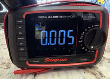 Eedm525f Snap-on Advanced Digital Multimeter W Leads Near Mint Condition Tested
