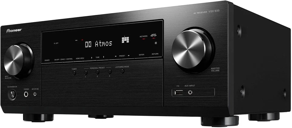 Pioneer VSX-935 7.2 Channel Surround Sound Network Receiver Dolby Atmos... - Image 3 of 4