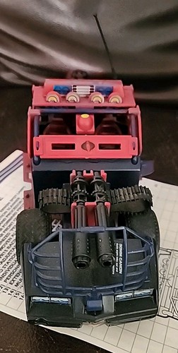 Gi Joe 1986 Thunder Machine 100% Complete Vehicle W/ Blueprints - Picture 4 of 4