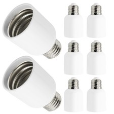 8Pack Medium Base E26 to E39 Mogul Socket Adapter Standard E26 Screw to E39 Lamp