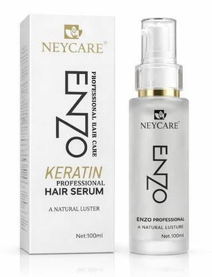 Enzo Keratin Professional Hair Serum for Frizzy, Dry & Damaged Hair - 100 ml