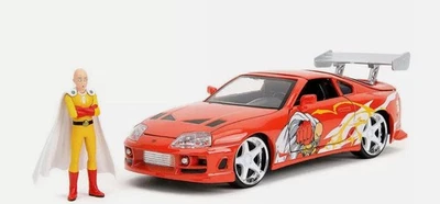 JADA TOYS, TOYOTA Supra 1995 rot mit Figuirne ONE PUNCH MAN., 1/24, JAD35347 - Bild 1 von 4
