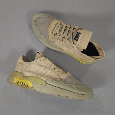 Adidas Men's Nite Jogger Feather Grey Savannah Sneaker Size 11