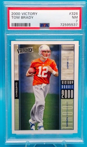 2000 Upper Deck Victory Tom Brady Rookie RC #326 PSA 7 Patriots GOAT Pats HOF