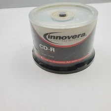 CD-R Discs 50 Pack Innovera 52X 80 Minute 700MB Compact Disc Recordable