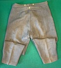 Reproduction Civil War Gray Jean Cloth Trousers With Black Stripe Down Each Leg — photo 2