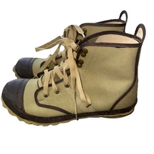 Hodgman Lakestream Wading Shoes Casters Men’s Size 9 Fly Fishing Steel Shank Tan