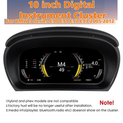 10'' Digital Instrument LCD Cluster Dashboard Gauge For BMW 3 Series E90 E92 E93