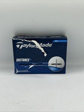 NEW TaylorMade 2025 Distance Plus Golf Balls White Dozen BRAND SHIPPING