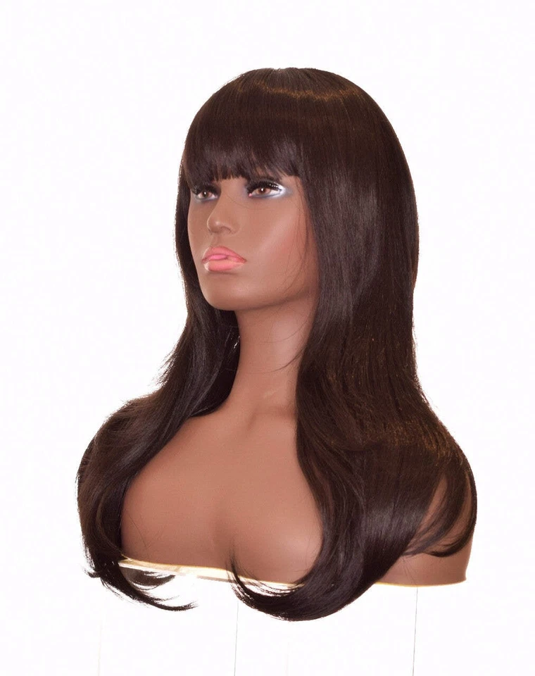 Peruca ondulada com moldura facial volume Bardot com franjas - Imagem 3 de 4