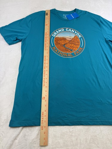 Camisa Parque Nacional Columbia Gran Cañón Para Hombres Camiseta Gráfica 2XL Aire Libre Senderismo - Imagen 7 de 8