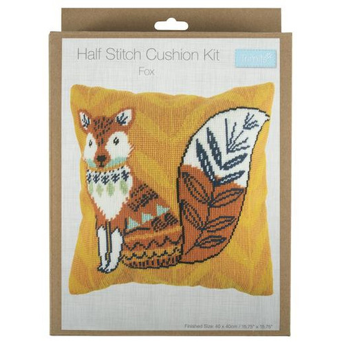 Trimits Half Stitch Tapestry Cushion Kit - Fox - Picture 1 of 5