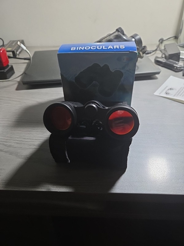 New 4x30 Binoculars  Quick Focus Ruby Coated With/Case 