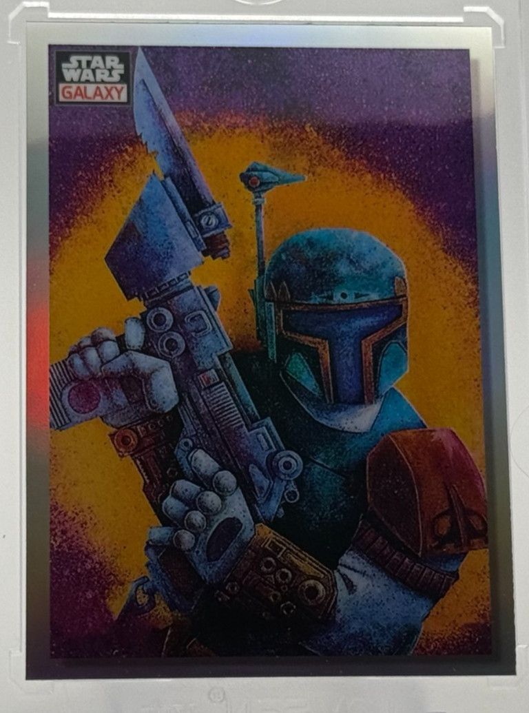 2023 Topps Star Wars Galaxy Chrome Refractor On The Hunt #26