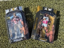 6!! AEW Figure Lot 1 of 3000 Claudio Castagnoli And Keith Lee