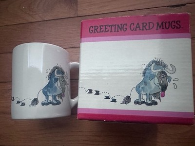 NIB 1984 Applause Novelty Mug Made In Japan I ll Never Find Another Gnu 