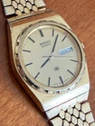 Vintage Men's Watch SEIKO Quartz 7813-6039 SQ Gold Tone Day/date - Parts Restore