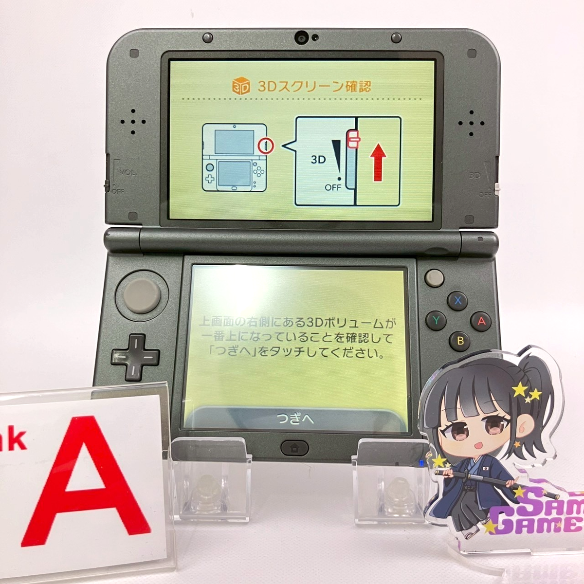 TOP IPS Nintendo new 3DS LL XL Metallic Black Console Region