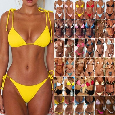 Sexy Damen Brazilian Bikini Set Zweiteiler Bademode Badeanzugй