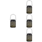  Set of 4 Solarleuchten Outdoor Garten Laternen Solargartenlichter