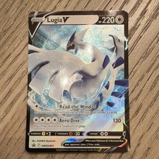 Pokémon TCG Lugia v SWSH301 Holo Black Star Promo LP+