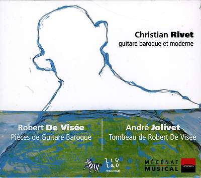 ROBERT DE VISEE Stücke Barockgitarre JOLIVET Zielrobert Grab NIETEN