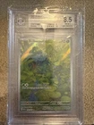 2023 POKEMON MEW EN-151 ILLUSTRATION RARE #166 BULBASAUR BGS 8.5 Beckett