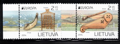 2014 Lithuania Europa CEPT Musical Instruments MNH | eBay