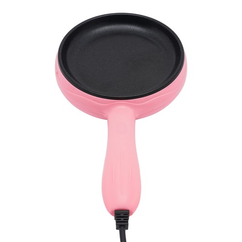 Sartén de cocina eléctrica de 6 pulgadas, sartén eléctrica antiadherente, mini sartén rosa - Imagen 11 de 17