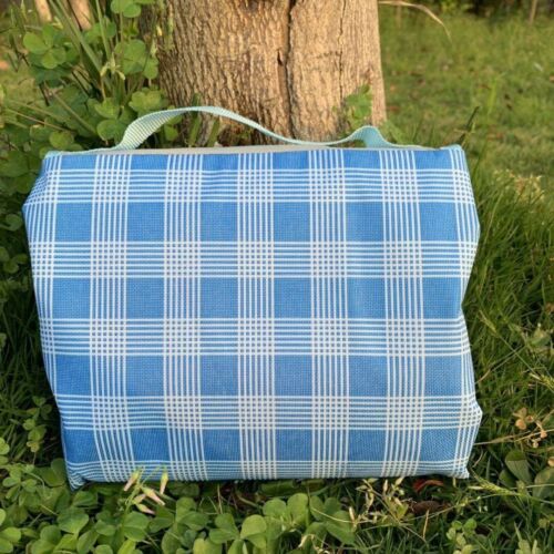 Outdoor Picnic Blanket Waterproof Sand Proof Beach Camping Blanket Mat Carry Bag - Picture 9 of 10